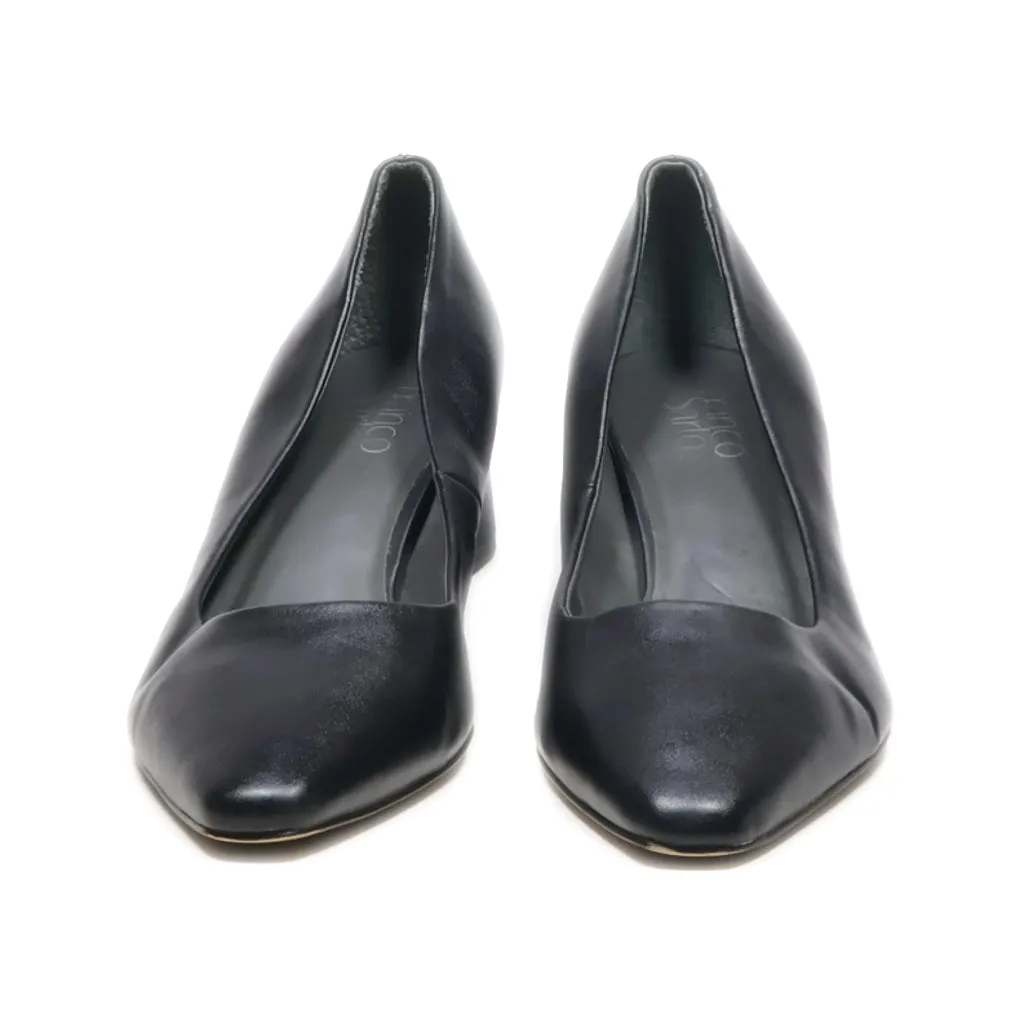 Franco Sarto Mid-Heel Shoes Leather Black Colour For Women