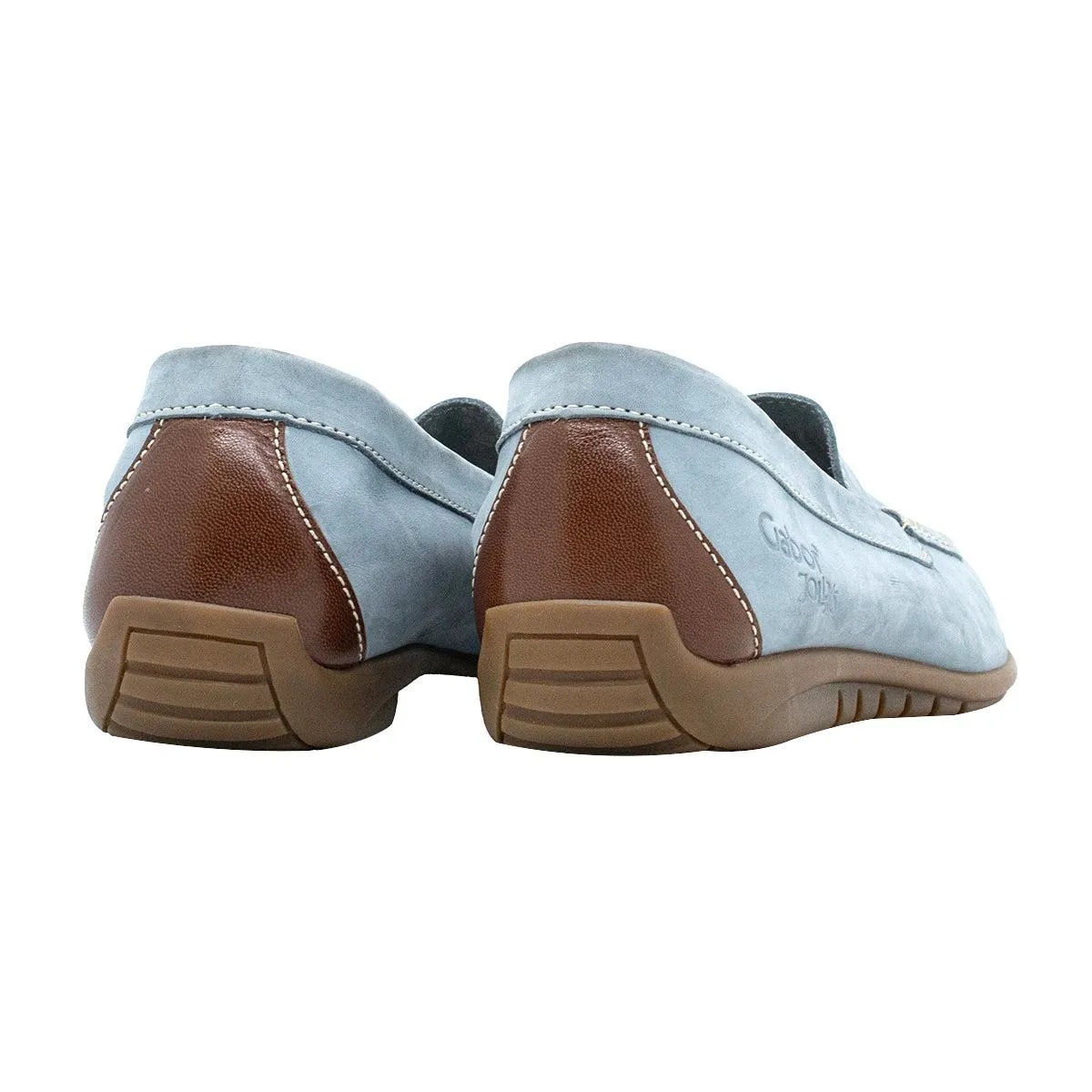 Gabor Jollys Moccasins Leather Blue Colour For Men