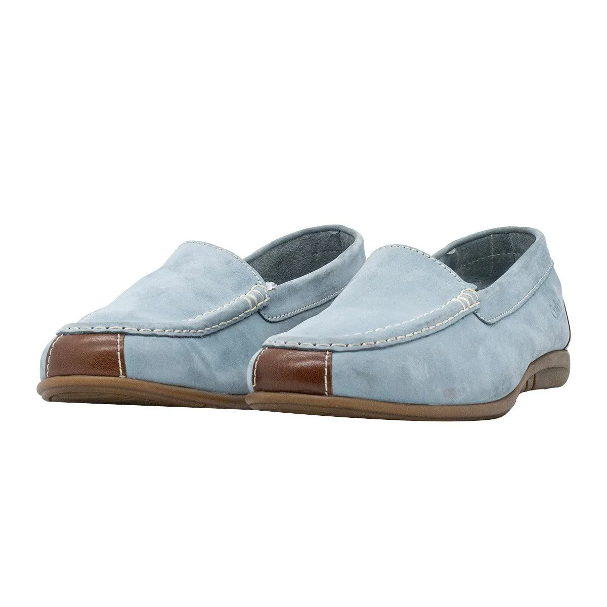 Gabor Jollys Moccasins Leather Blue Colour For Men