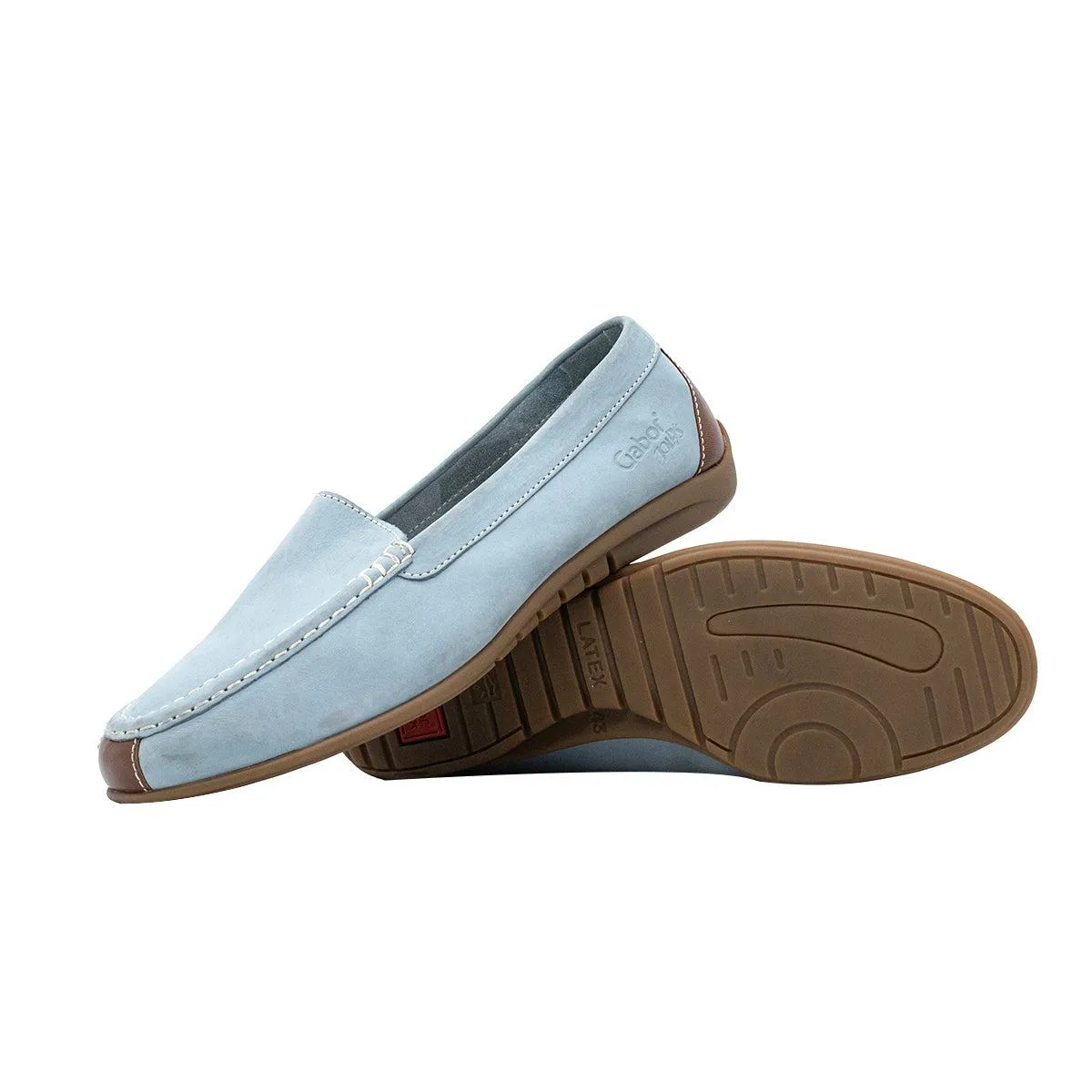 Gabor Jollys Moccasins Leather Blue Colour For Men