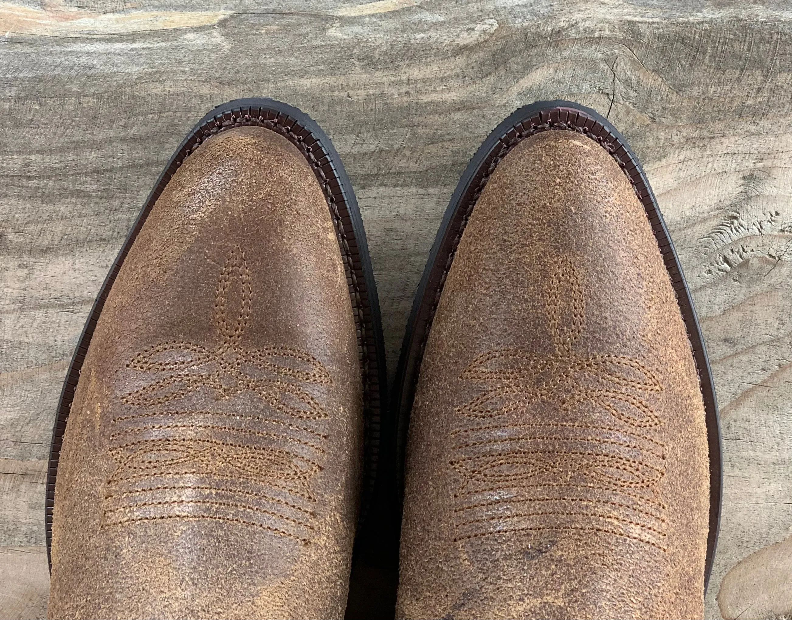 Laredo Men's Tan Bowen Round Toe Cowboy Boots 68467