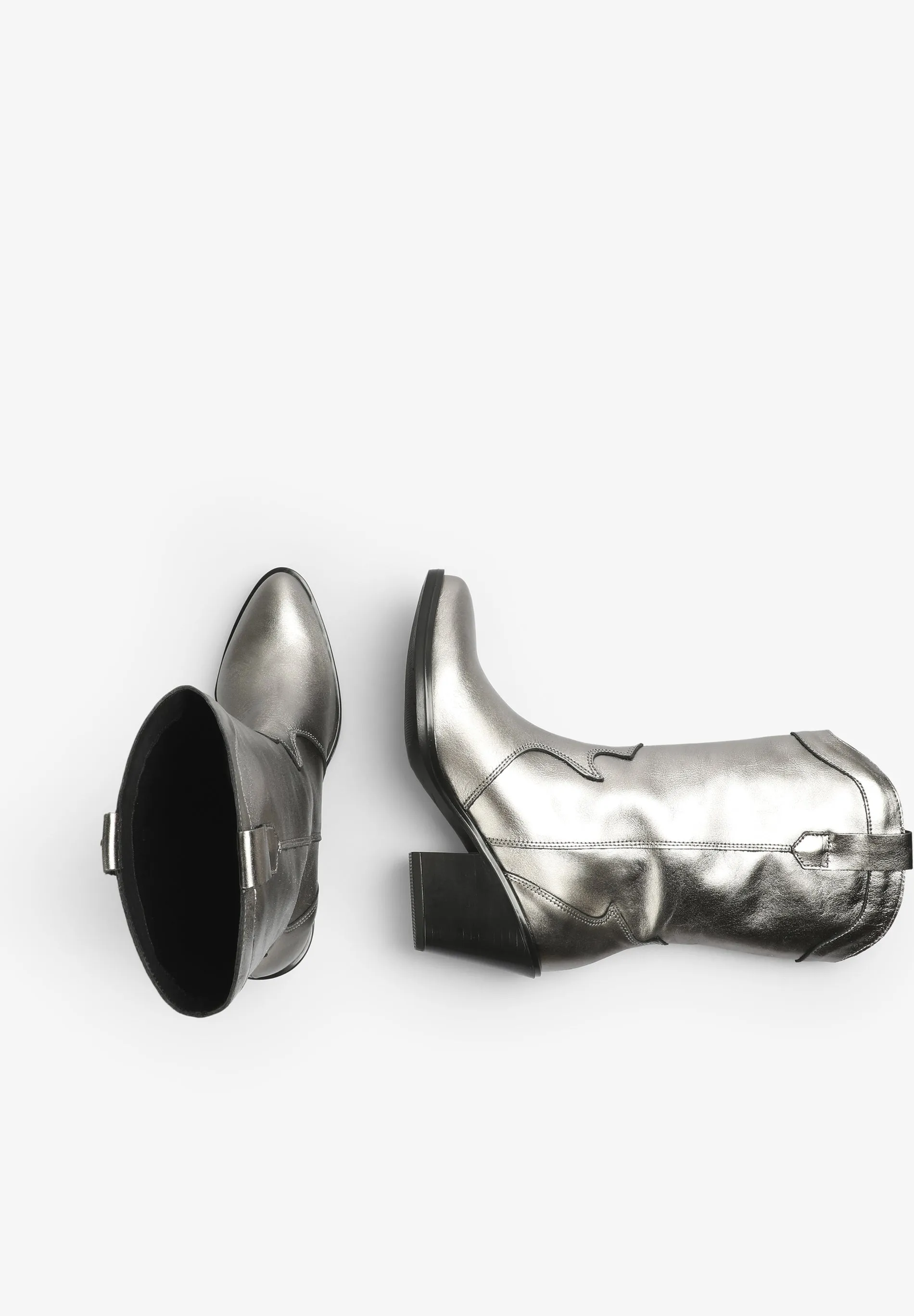 LEATHER ANKLE BOOTS