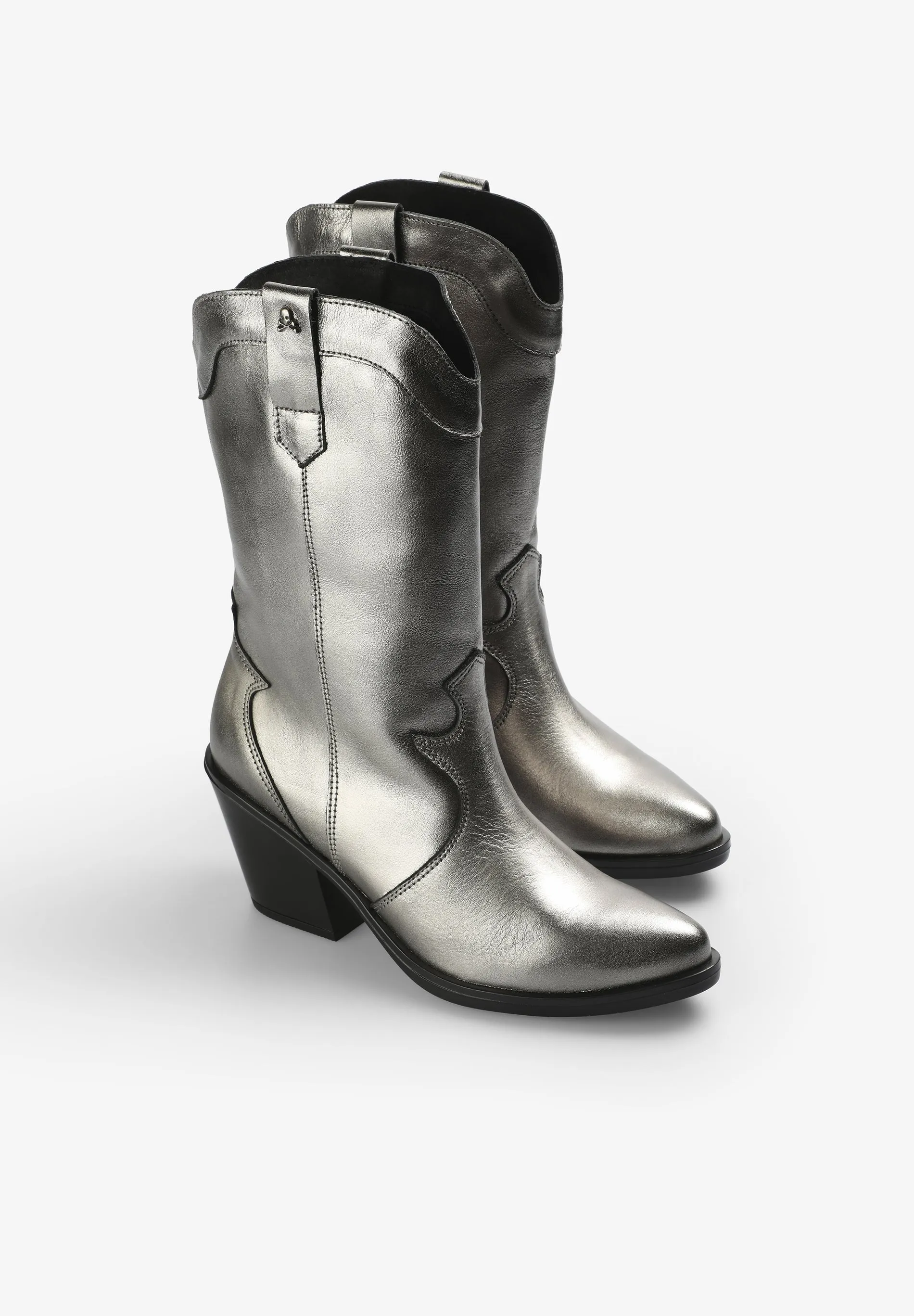 LEATHER ANKLE BOOTS
