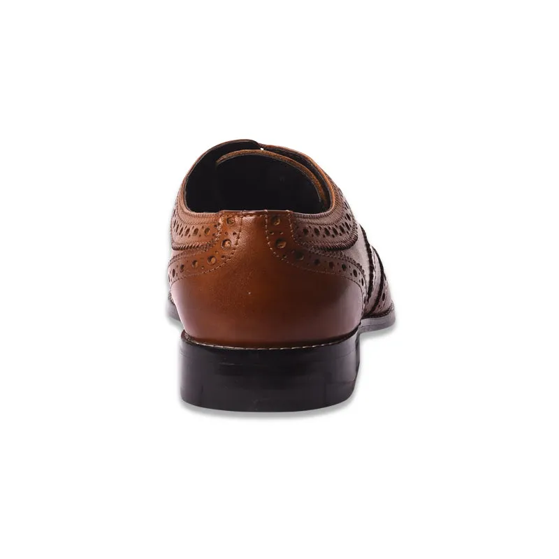 Men's oxford brogue lace up shoes